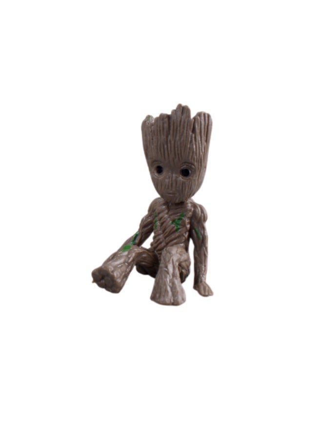 Aquarium Baby Groot Mini Action Figure Set – Aquarium Decoration & Desk Ornament – 3 Types - Image 3